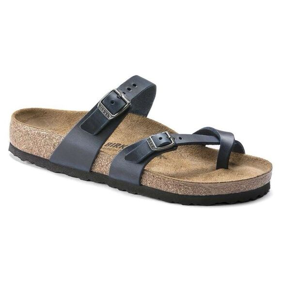 Birkenstock Shoes - Birkenstock Mayari Oiled Leather Blue Women Size Sz EU 39 US 8.5 N Limited